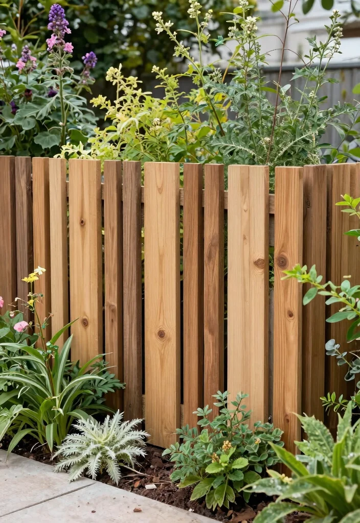 15 Vertical Slat Fence Ideas That Hide Ugly Views and Add Privacy - 9. Eco-Friendly Slat Fencing 1