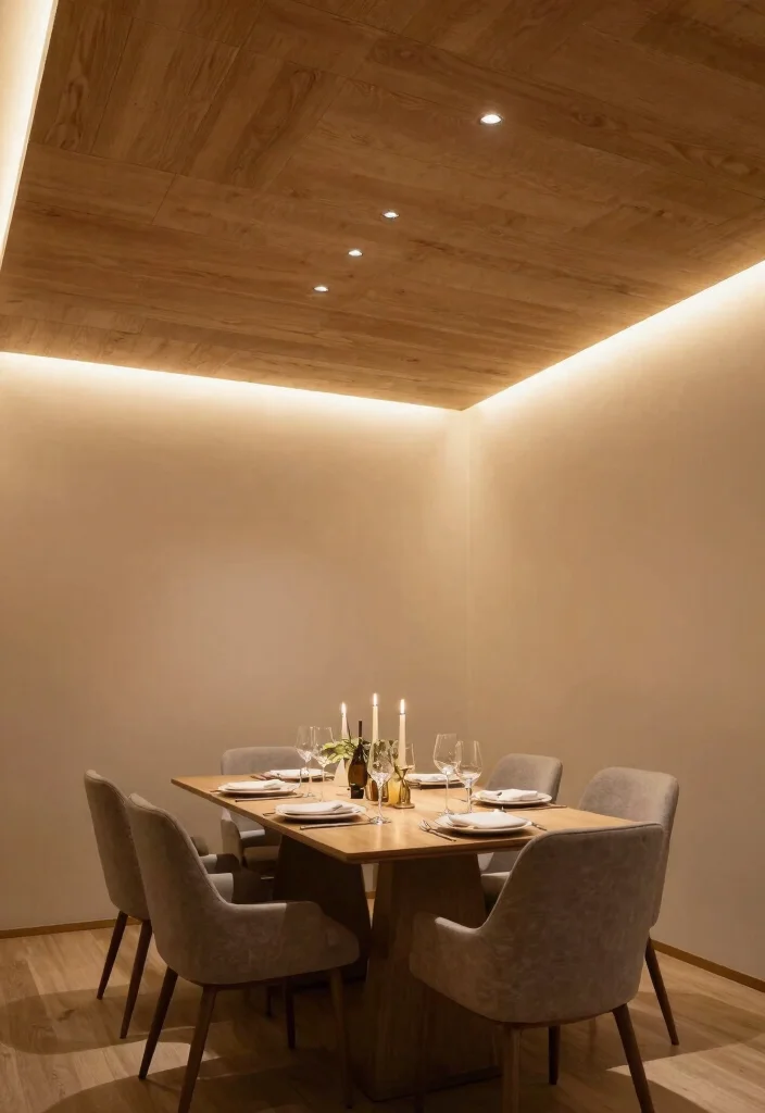 15 Wood Panel Ceiling Ideas That Cover Ugly Ceilings on a Budget - 10. Wood Ceiling with Accent Lighting 1